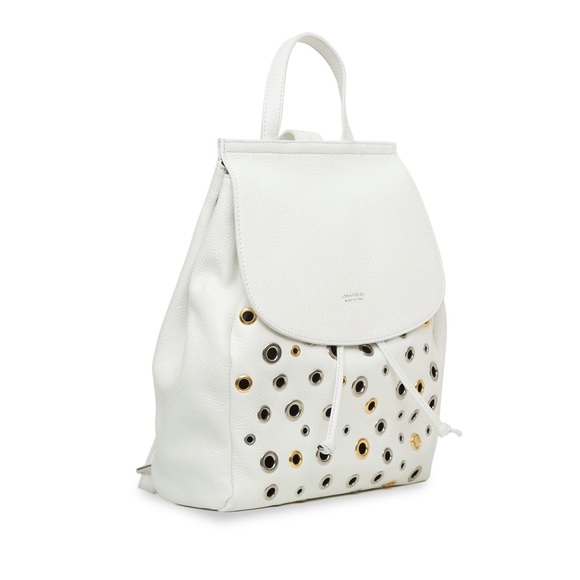 Anna Virgili White Leather Backpack - Picture 12 of 12